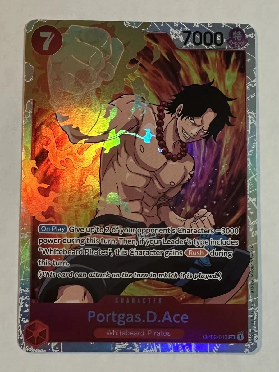 Portgas.D.Ace OP02-013 Paramount War for sale | eBay
