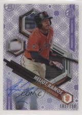 2018 Bowman High Tek Prospects Purple Rainbow Diffractor Heliot Ramos Auto 6fs