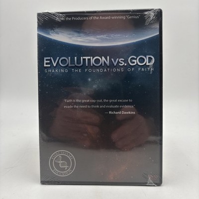 Evolution vs. God: Shaking the Foundations of Faith (DVD, SLIM CASE)  LIKE NEW