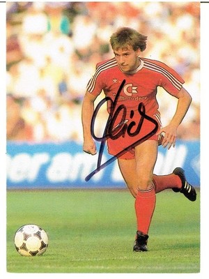 Hansi Flick Rare Postcard Bayern Munich 86/87 DfB with Original Signature