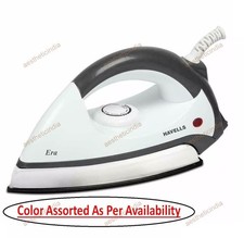Havells Era Dry Iron Aerodynamic Design With Steel Cover body (Power 1000 Watt )
