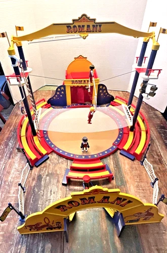 Playmobil 3720 Romani Circus w/Box and Instructions Vintage 99% Complete