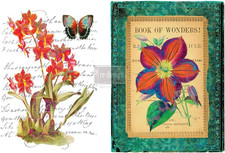 Prima Marketing Redesign Transfer, Wondrous Flora 22"X32"