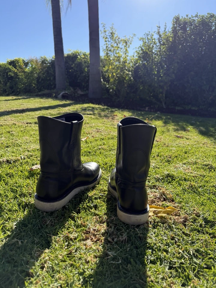 Red Wing 866 Pecos Black Boots Size 9.5 D Newly Customized Wow🇺🇸Not Seconds - Image 3 of 4