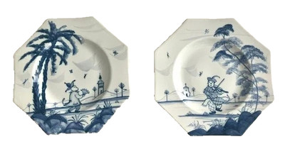 2 Deborah Sears - Isis Affe Teller - 8'' - Top Zustand - handbemalt