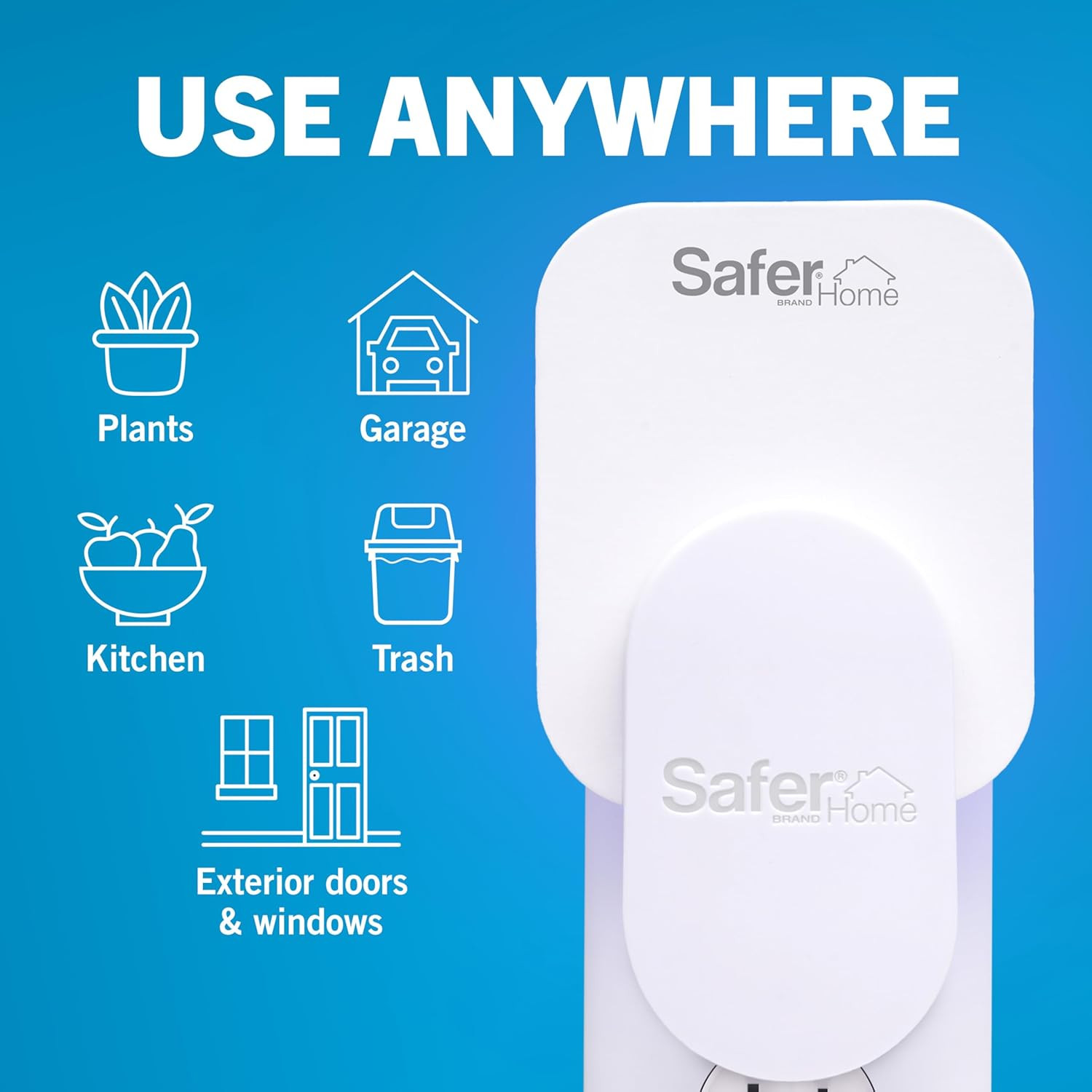 Brand Home SH502-2R4SR 2 Indoor Plug-In Fly Traps for Flies, Fruit Flies, Moths,