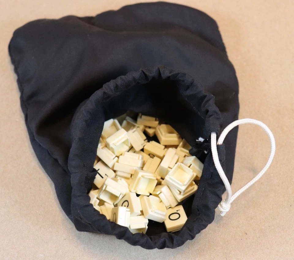 Travel Scrabble Zipper Case Word Game Hasbro Portable To Go Complete - Image 2 of 4