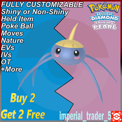 Pokemon Brilliant Diamond & Shining Pearl   Shiny Surskit   6IV Customizable