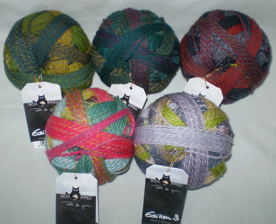 (165€/kg) 50 gr EDITION 3 Schoppel Zauberball 100% Wolle(Merino) Farbverla
