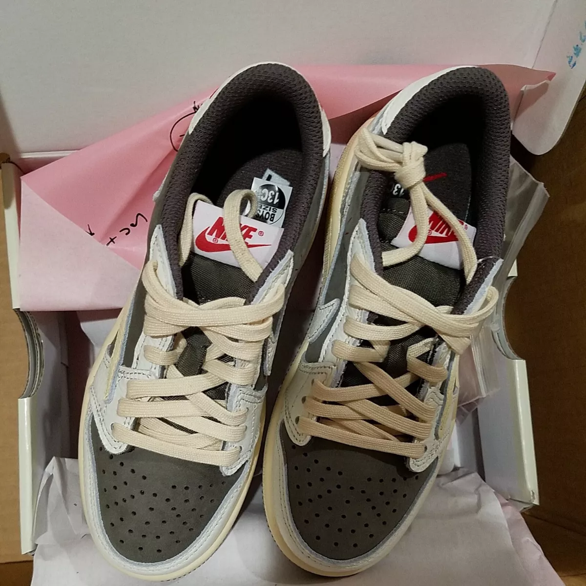 Nike Air Jordan 1 Low x Travis Scott OG SP Little Kids' Shoes