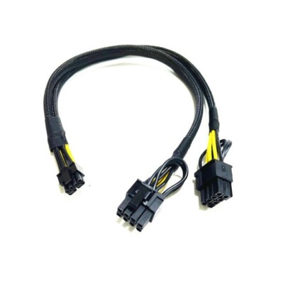 mini 8pin to 2x8pin PCIE Video Card Power Cable for Lenovo SR650 SR658 SR659