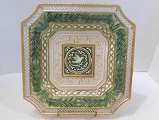 Fitz and Floyd Gregorian Canape Plate Wall Hanging in Original Box and Styrofoam