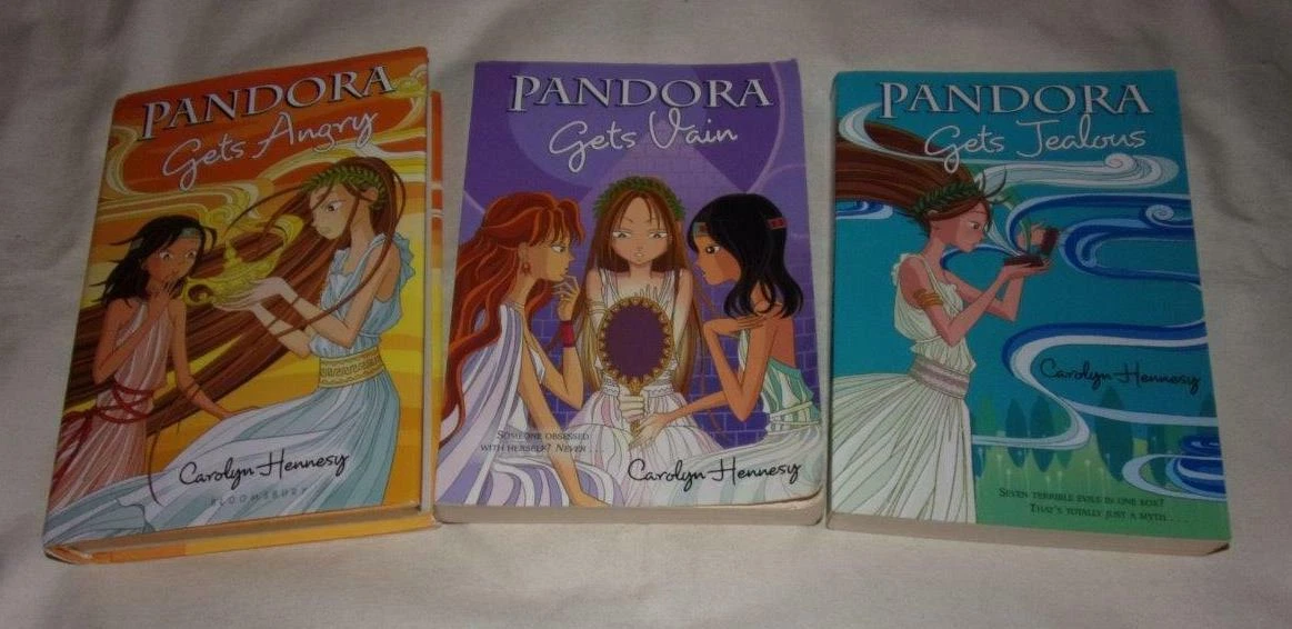 Set of 3 Pandora series books by Carolyn Hennesy