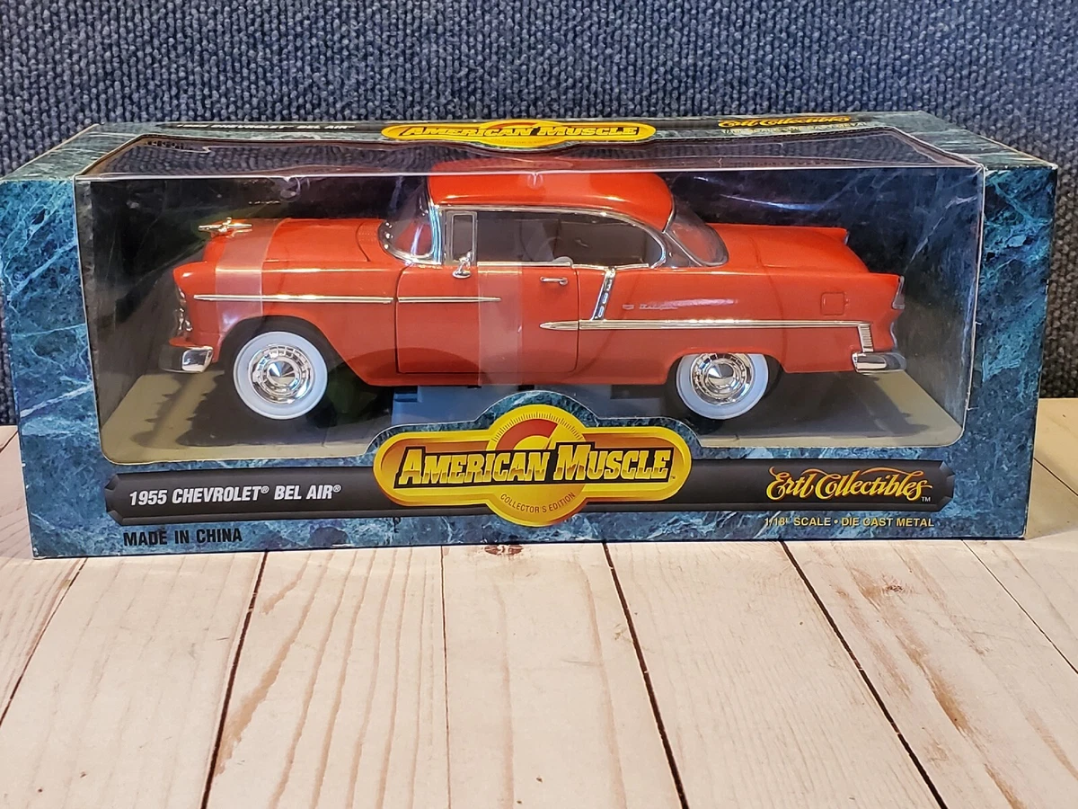ERTL American Muscle 1955 Chevy Bel Air Hardtop 1 18 Scale Diecast