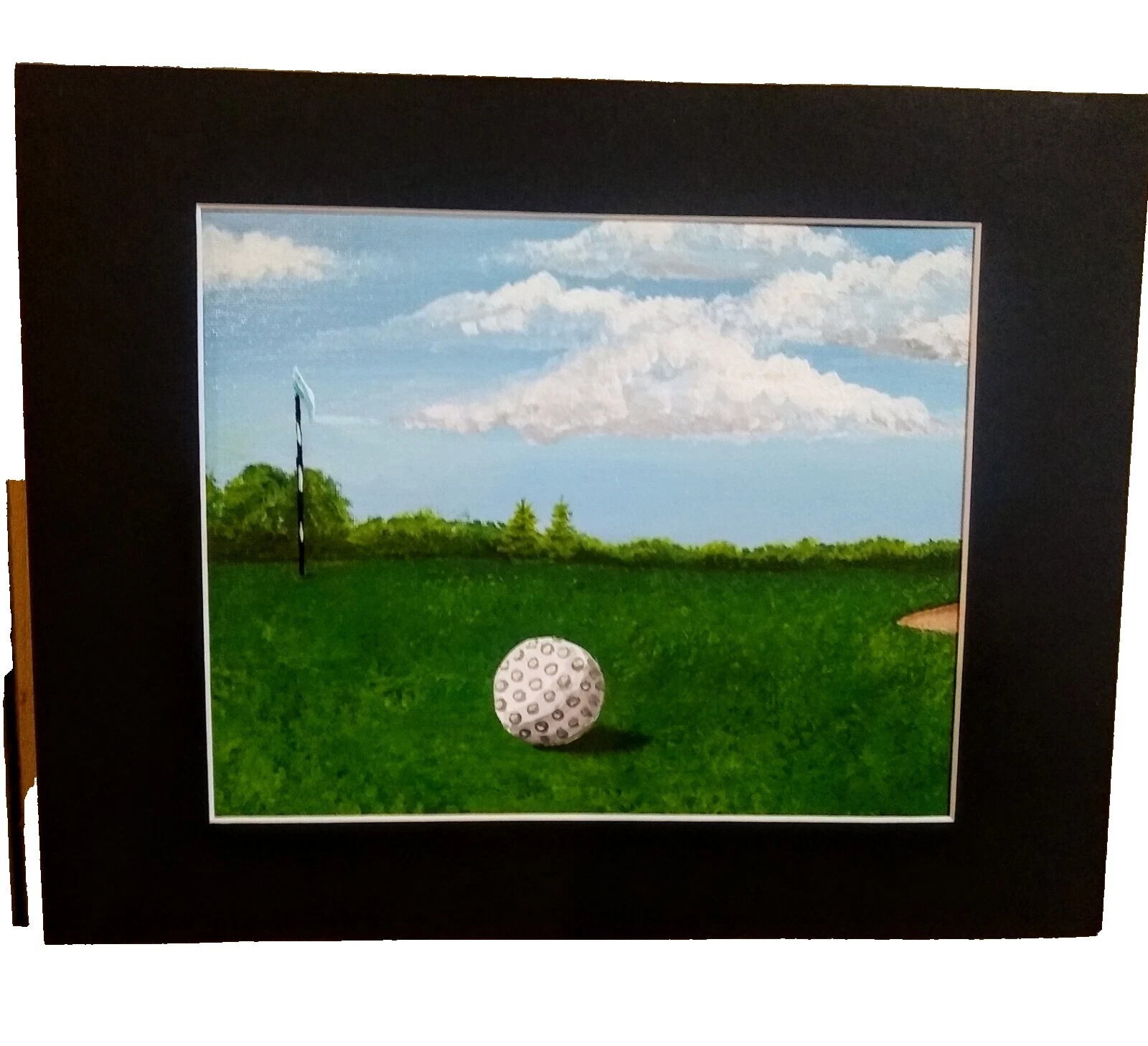 Pinturas esportivas de realismo acrílico