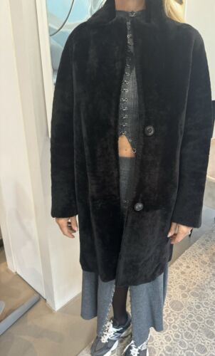Original Gucci/Sandro Lammfellmantel Mantel 36 S - Bild 3 von 6