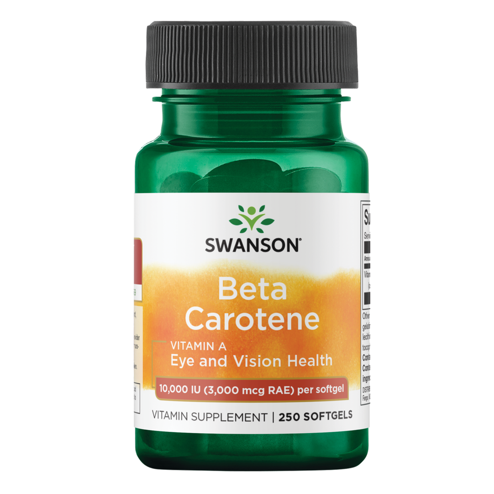 Swanson Beta-Carotene 10,000 Iu 250 Softgels