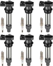 6 For 2010-2015 Chevrolet Camaro 3.6L V6 Ignition Bobinas & Spark Plug