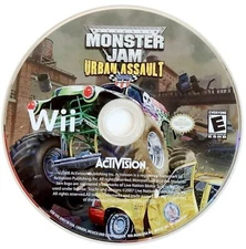 Monster Jam: Urban Assault Nintendo Wii 2008 Video Game DISC ONLY trucks