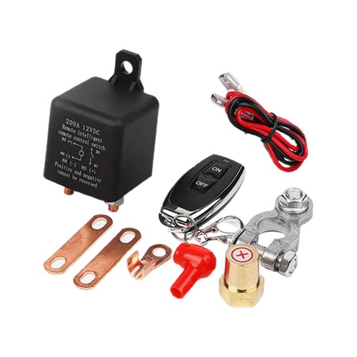 Power Cut Off Switch Relay Camper 200A 1remote control eBay