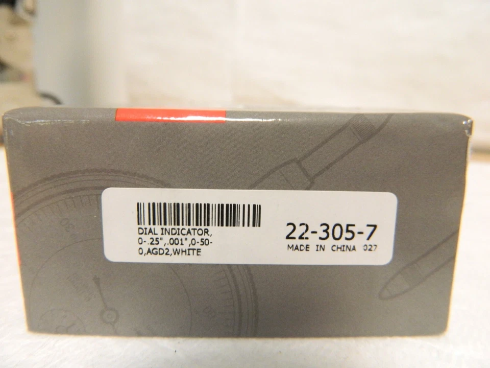 SPI 1/4 Range 0-50-0 Dial Reading 0.001″ Graduation Dial Drop Indicator 22-305-7 - Imagem 2 de 3