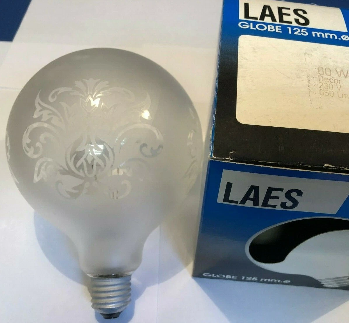 LAES Globe G125 E27 60W 125mm Bulbs Decor Dimmable Bulbs Lamp