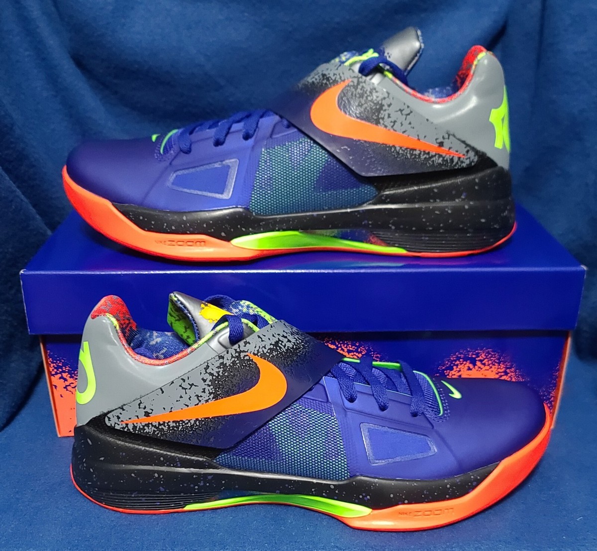 Nike Zoom KD 4 2024 Nerf Concord/Bright Crimson FQ8180-400 US