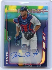 2014 TOPPS FINEST #RA-JPI JOSMIL PINTO AUTOGRAPH ROOKIE RC, TWINS, 082914