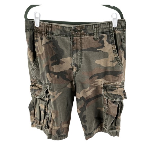 Old Navy Cargo Camo Shorts Double Back 