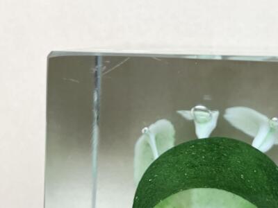  - 【特定のお客】Oiva Toikka Cube Nuutajärvi Art Glass Annual Cube, Signed by Oiva Toikka, 1992