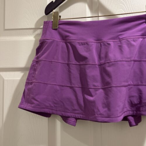 Gonna Lululemon Pace Rival Mid Rise nuova con etichetta chiaro di luna magenta taglia:8 - Foto 2 di 5