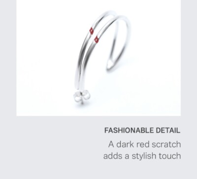 アイドル BTS [JIMIN] RED CARVING EARRING BTS Red Carving Jimin Earring – Kpop Exchange