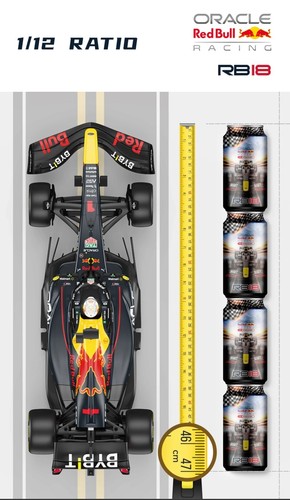 RC Car 1:12 F1 Formula Red Bull RB18 Max Verstappen Remote Control Racing Cars - Picture 13 of 14