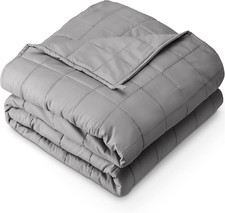 All-Natural Cotton Weighted Blanket 60"x80" 22lbs with Nontoxic Glass Beads