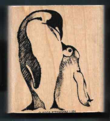 EMPEROR PENGUIN Nature Marine Stampin' Up! COLD WEATHER FRIENDS RUBBER STAMP