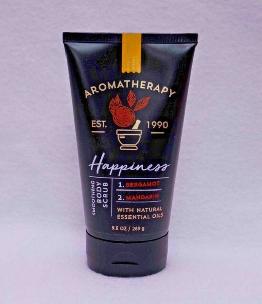 1 Aromatherapy Happiness Bergamot Mandarin Bath & Body Works Smoothing Scrub for sale online eBay
