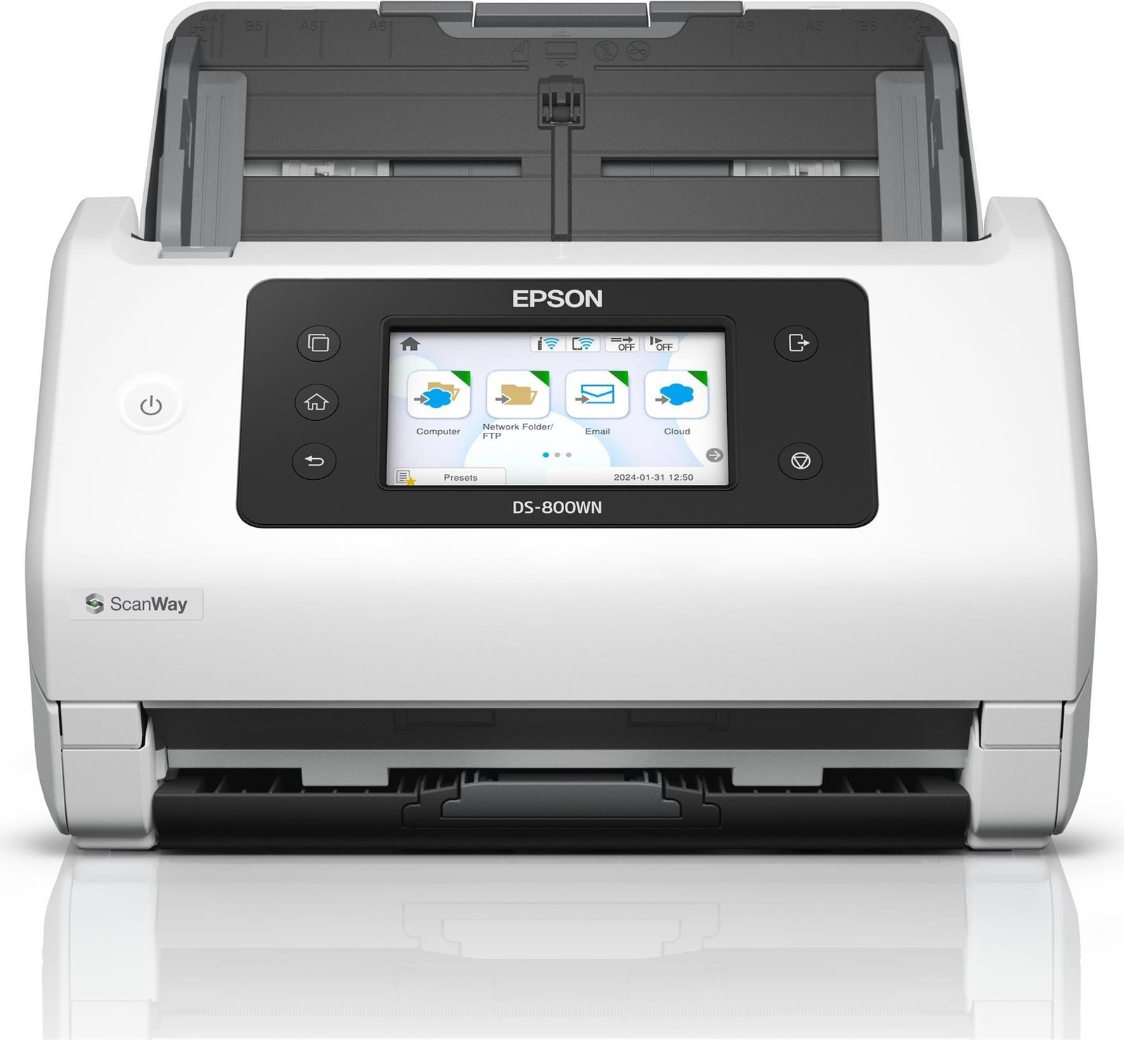 Epson WorkForce DS-800WN - Dokumentenscanner - Duplex - A4/Legal - 600 dpi x 600