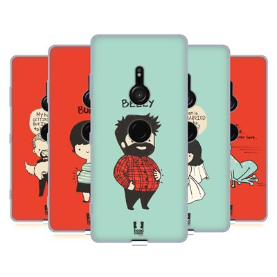 HEAD CASE DESIGNS LOVE STRUCK SOFT GEL CASE FOR SONY PHONES 1