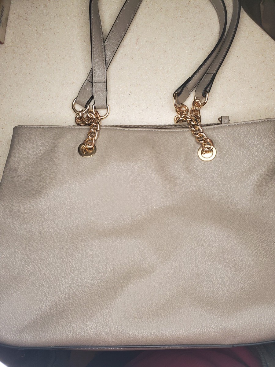 Mathew + Julian Purse Triple Entry Color Coconut Milk Goldtone