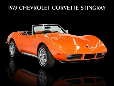 #ad 1973 Chevrolet Corvette New Metal Sign Lg. Size 12x16: Stingray Convertible $34.88