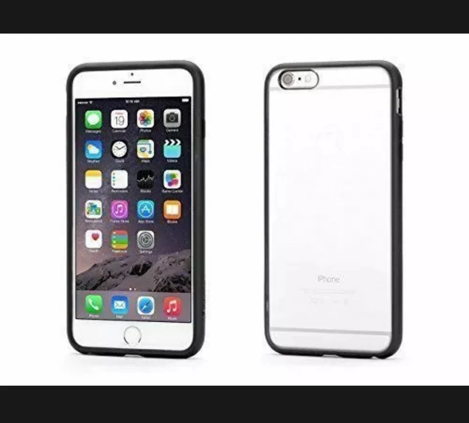Griffin Ultrathin Reveal FlexEdging Case Apple iPhone 6+ / 6s Plus BLACK & CLEAR - Image 3 of 4