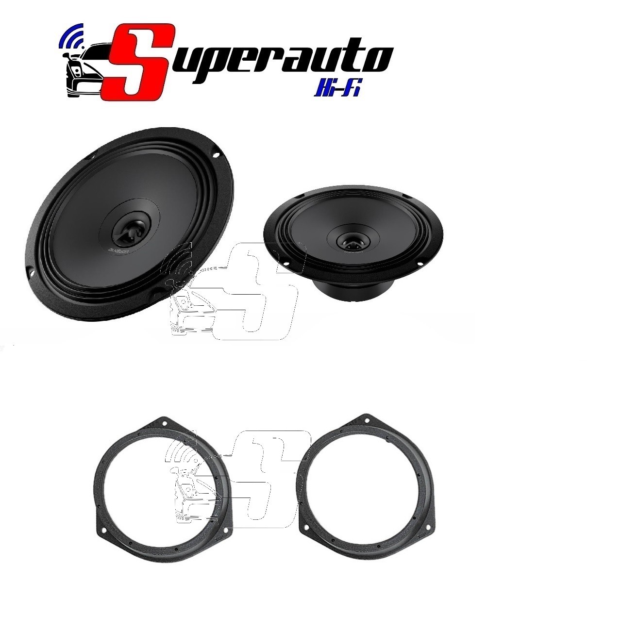 AUDISON COPPIA COASSIALI APX 6.5 16 cm APX6.5 casse altoparlanti TOYOTA AURIS