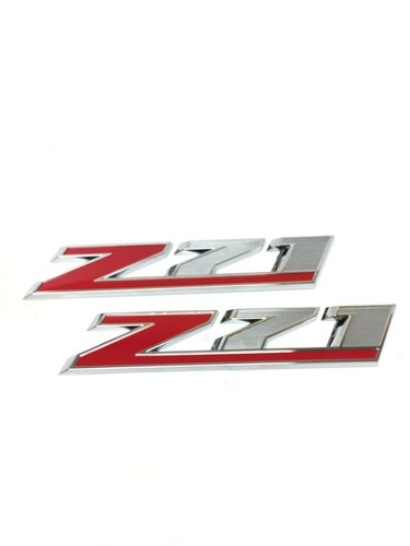 2016-2019 Chevrolet Colorado Z71 Emblem Nameplate Badge Red Z 2pc New OEM  - Bild 2 von 5