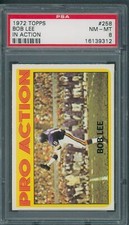 1972 Topps #258 Bob Lee IA PSA NM-MT 8 *9312