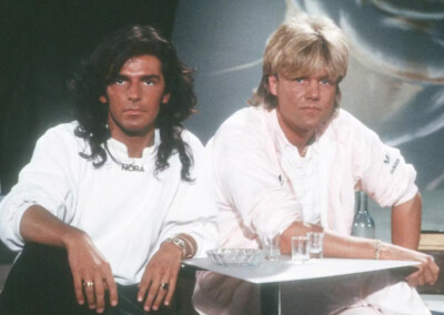 20x Aufkleber Modern Talking Sticker Lustig Festival Spaß