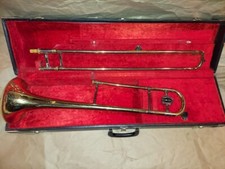 Reynolds Medalist Brass Trombone, USA, with case  mouthpiece, Good Condition