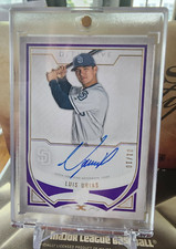 2019 Topps Definitive Collection LUIS URIAS RC Rookie On-Card Autograph #/10