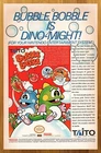 1989 Bubble Bobble NES Nintendo Vintage Print Ad/Poster Authentic Retro Game Art