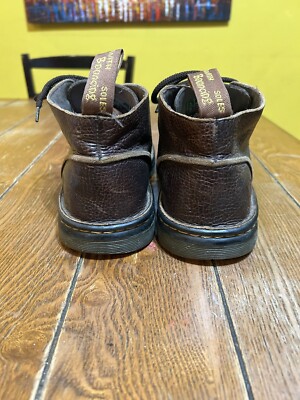 Dr Martens Boots Sussex Mens 9 Casual Three Eye Lace Up Chukka Brown Leather Dr Martens Boots Sussex Mens 9 Casual Three Eye Lace Up  main image 3