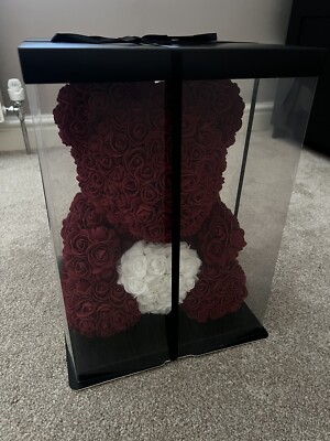 Valentinstag Teddybär Rosen